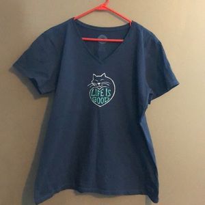 Life Is Good tee
